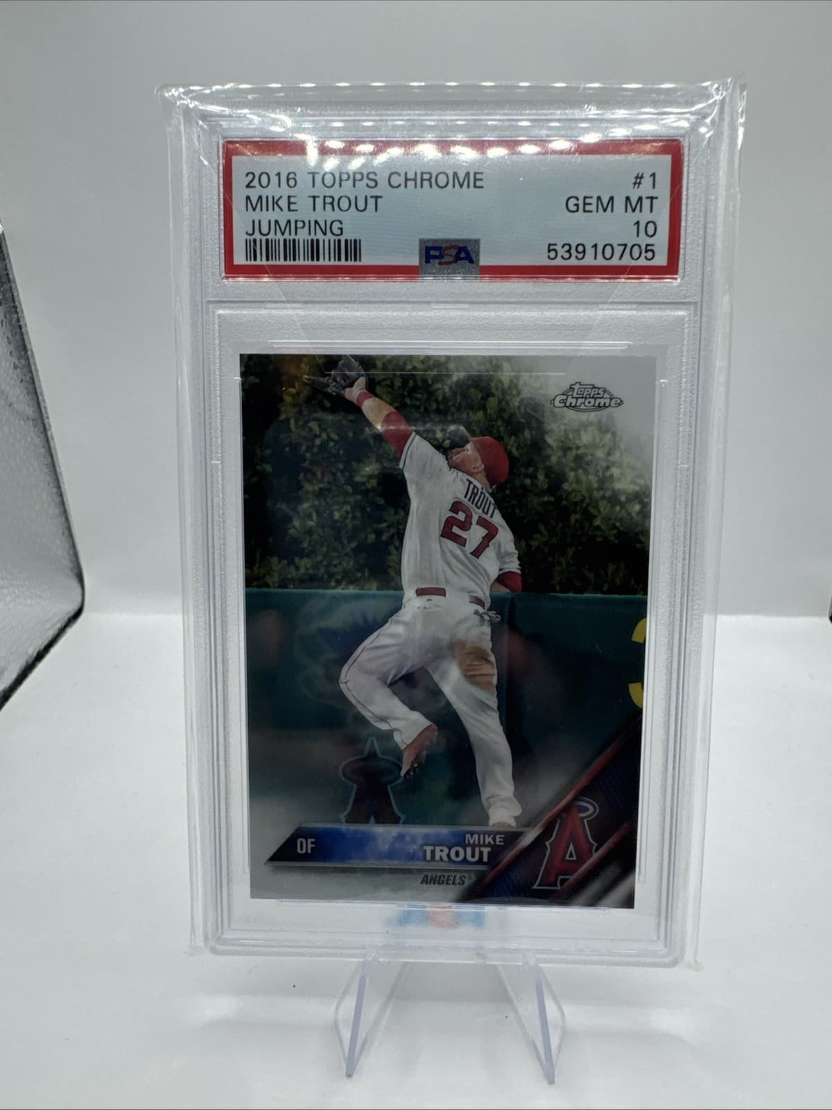 Mike Trout Jumping 2016 Topps