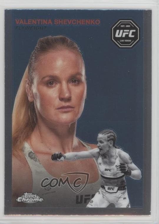 Valentina Shevchenko trading card