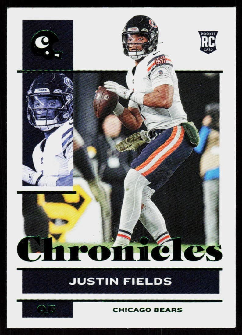 Chronicles Justin Fields 2021 Panini 2021 Panini pink example 2