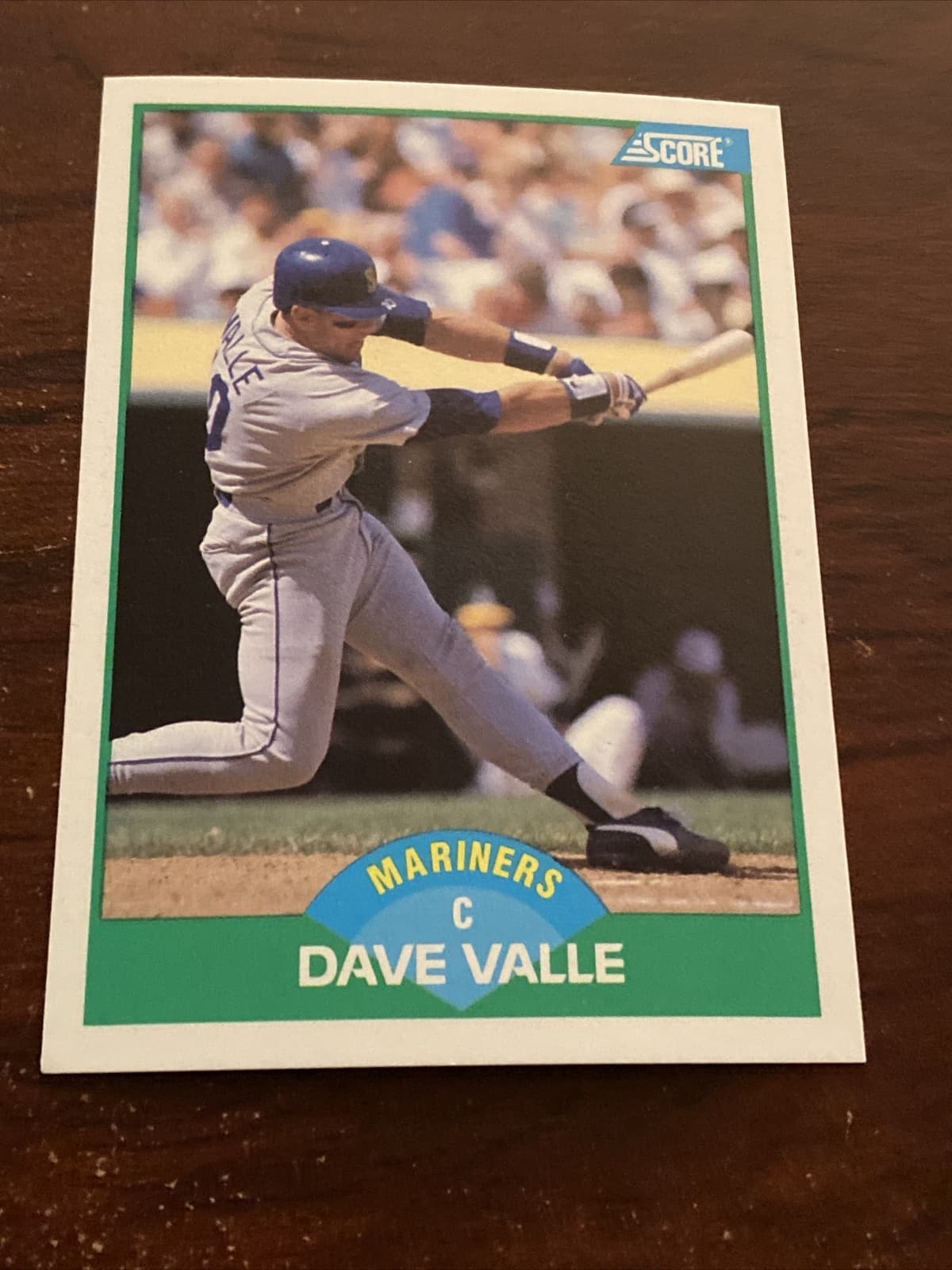 Dave Valle Mariners 1989 Score