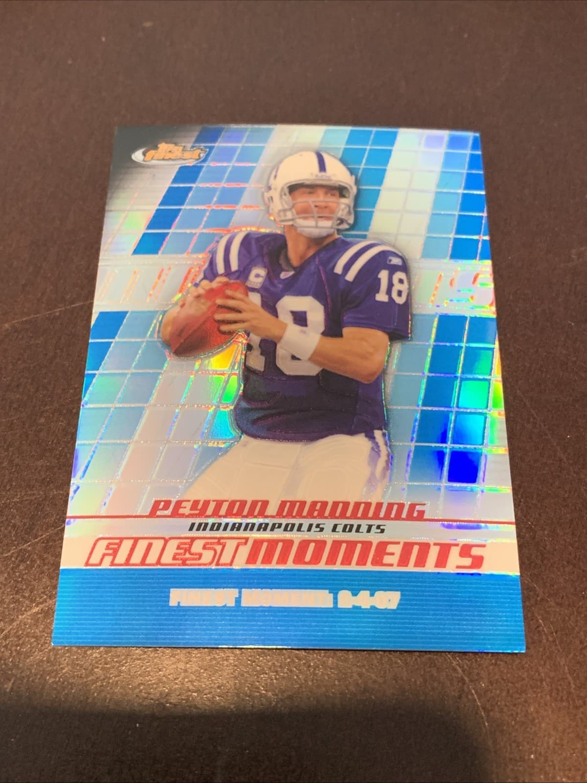 Finest Moments Peyton 2008 Topps Finest 2008 Topps Finest