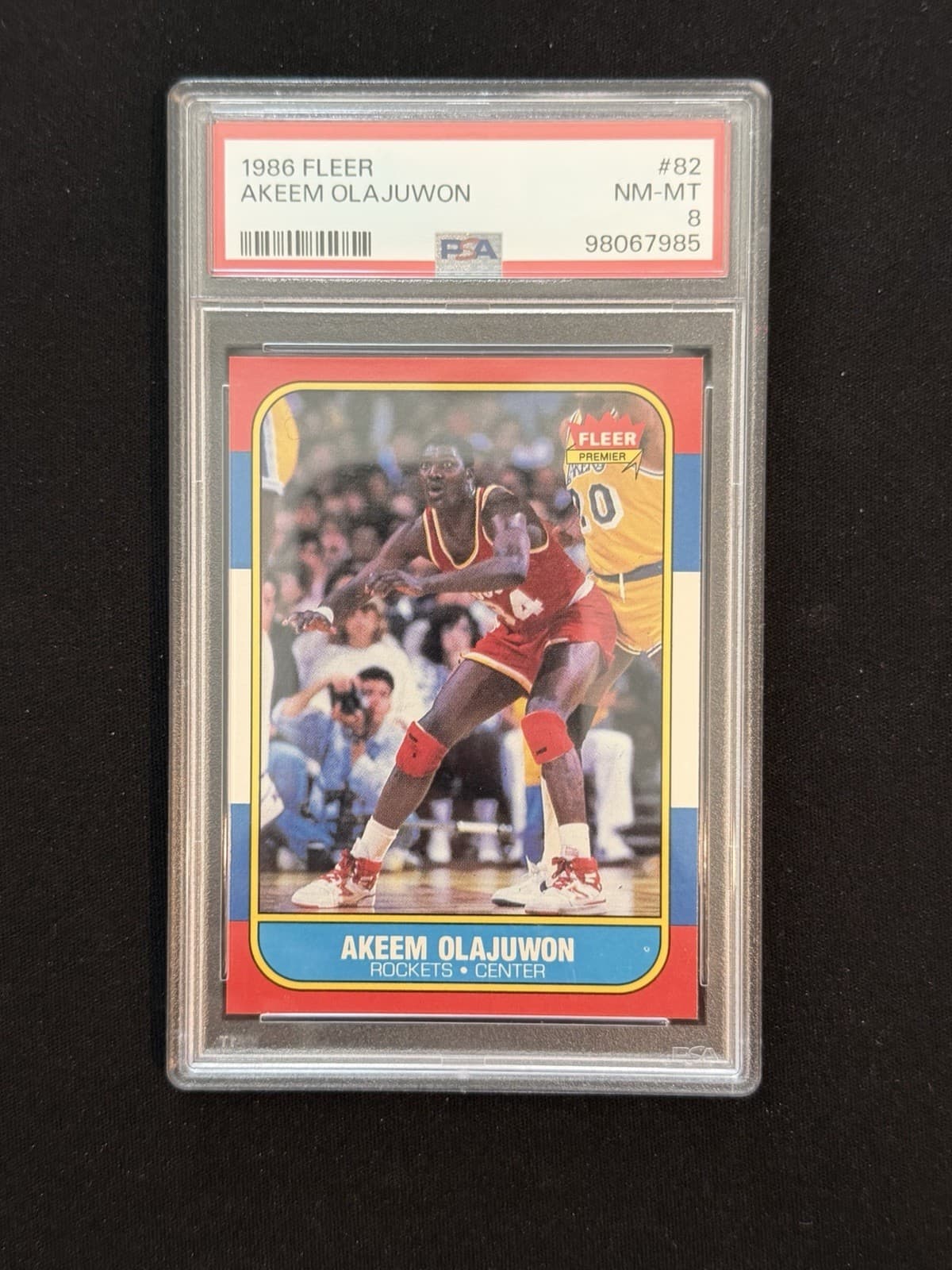 Hakeem Olajuwon 1986 Fleer