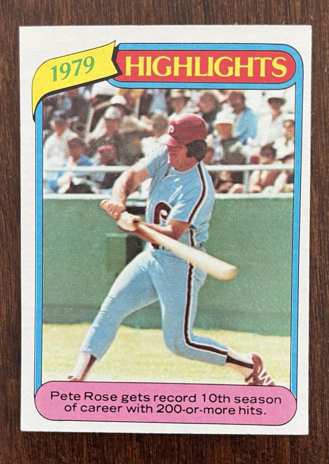Baseball Pete Rose 1980 Topps