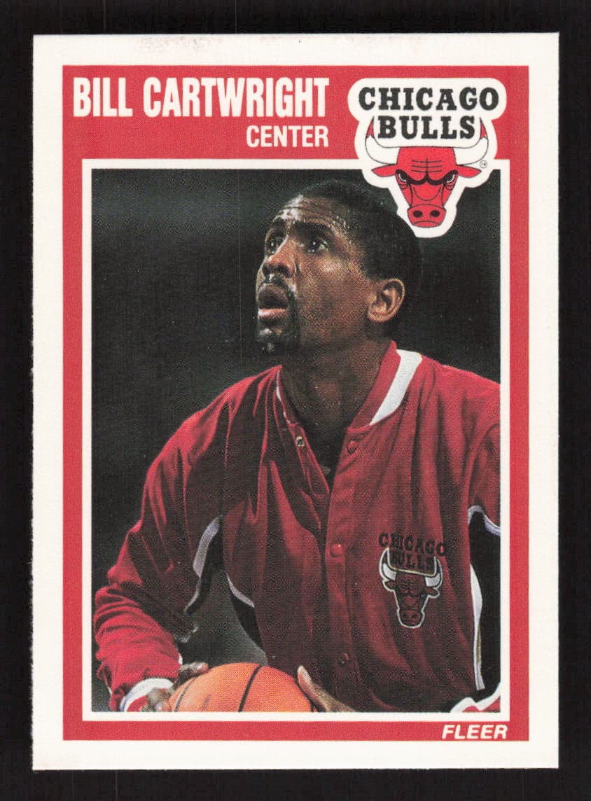 Bill Cartwright Chicago 1989 Fleer