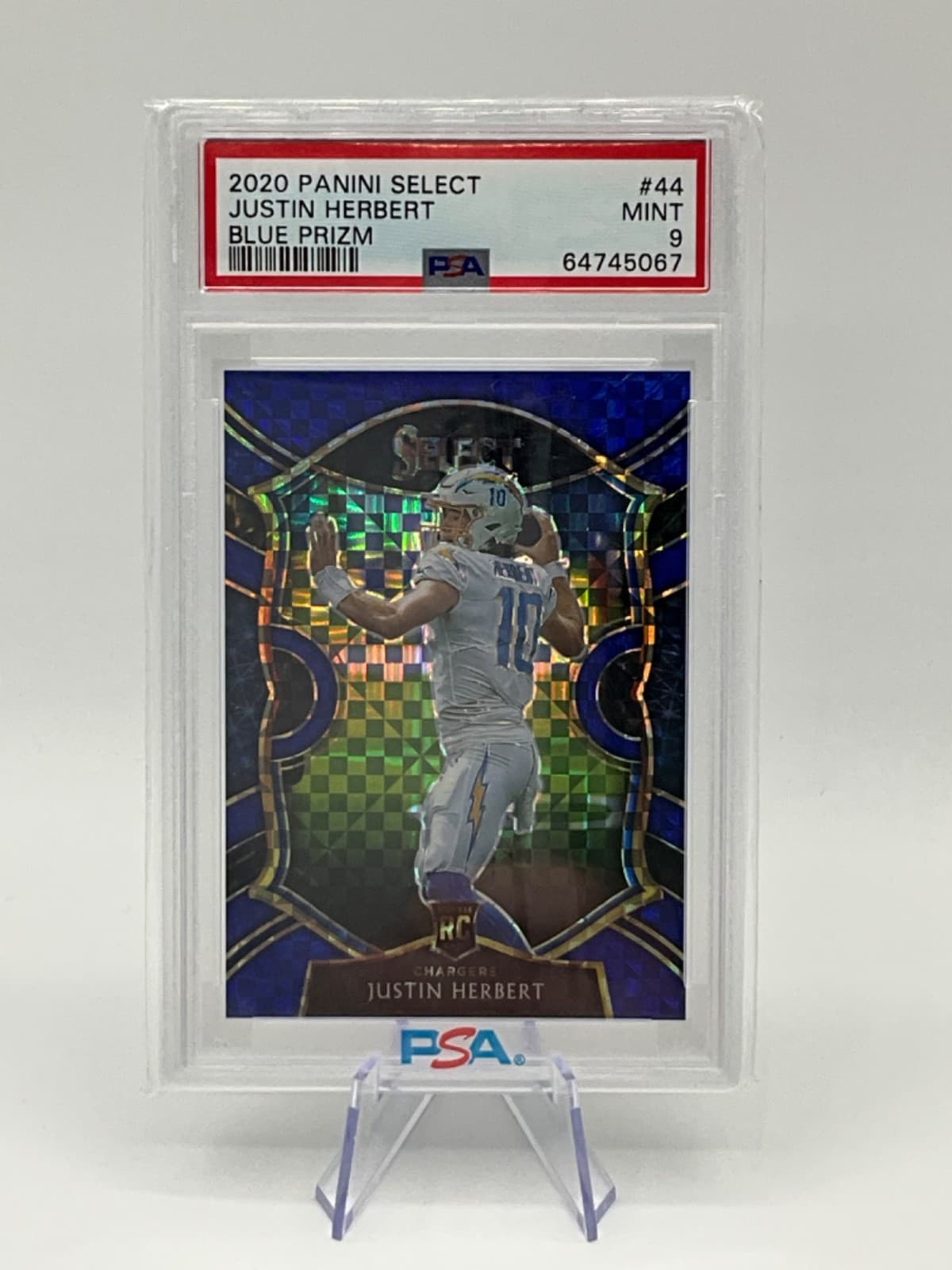 Football Justin Herbert 2020 Panini Select 2020 Panini Select