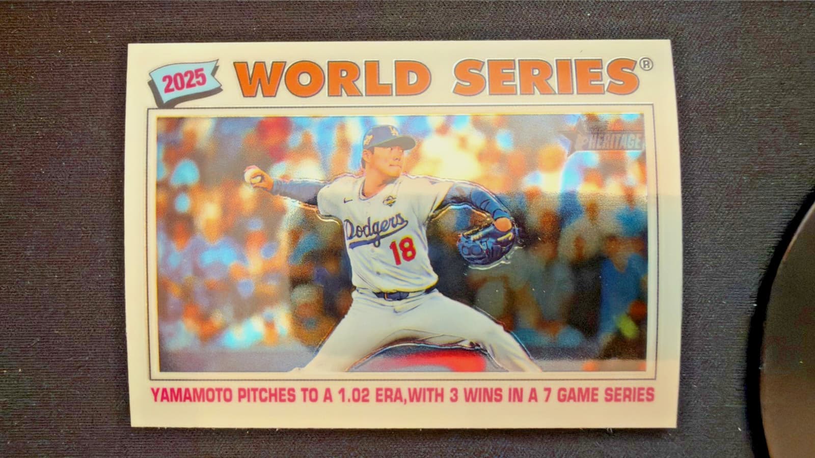 World Series Yoshinobu 2026 Topps Heritage 2026 Topps Heritage