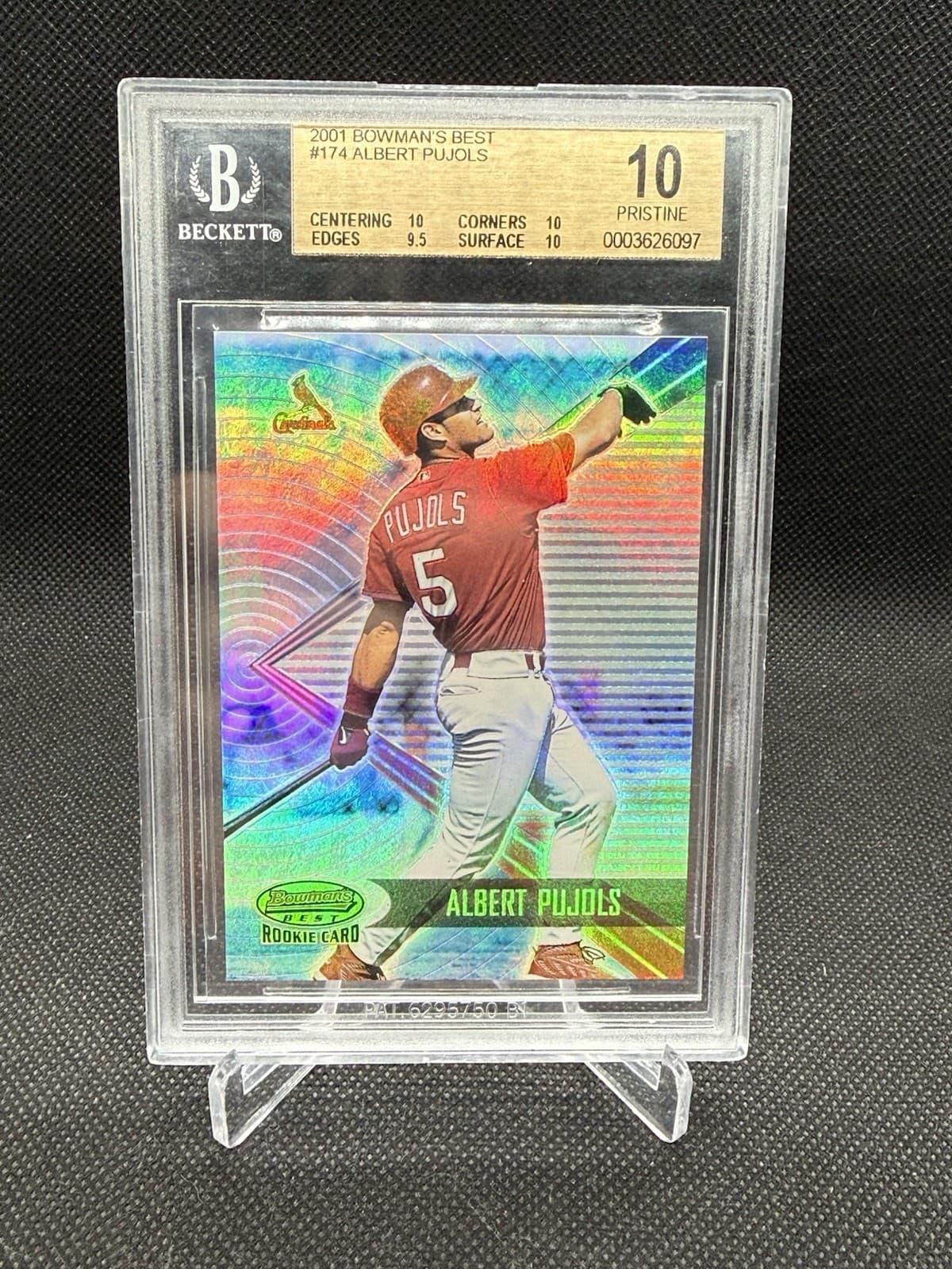 Albert Pujols 2001 bowman