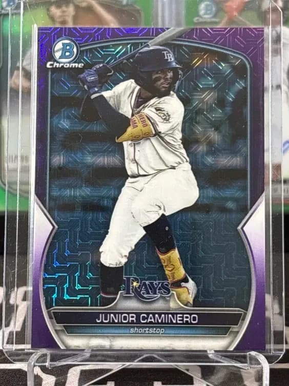 Junior Caminero Prospects 2023 Bowman Chrome 2023 Bowman Chrome