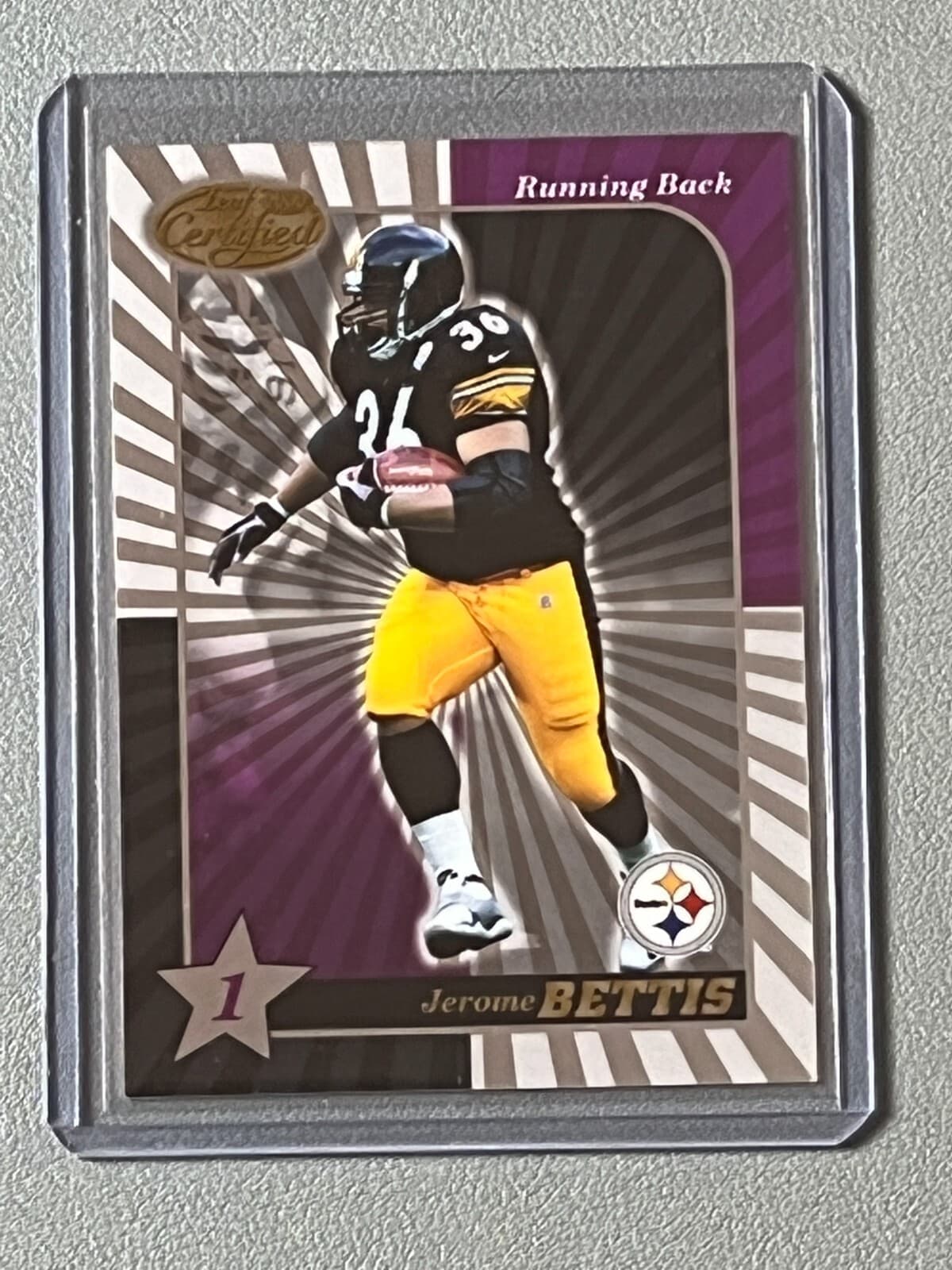 Certified Football Jerome 2000 Leaf 2000 Leaf