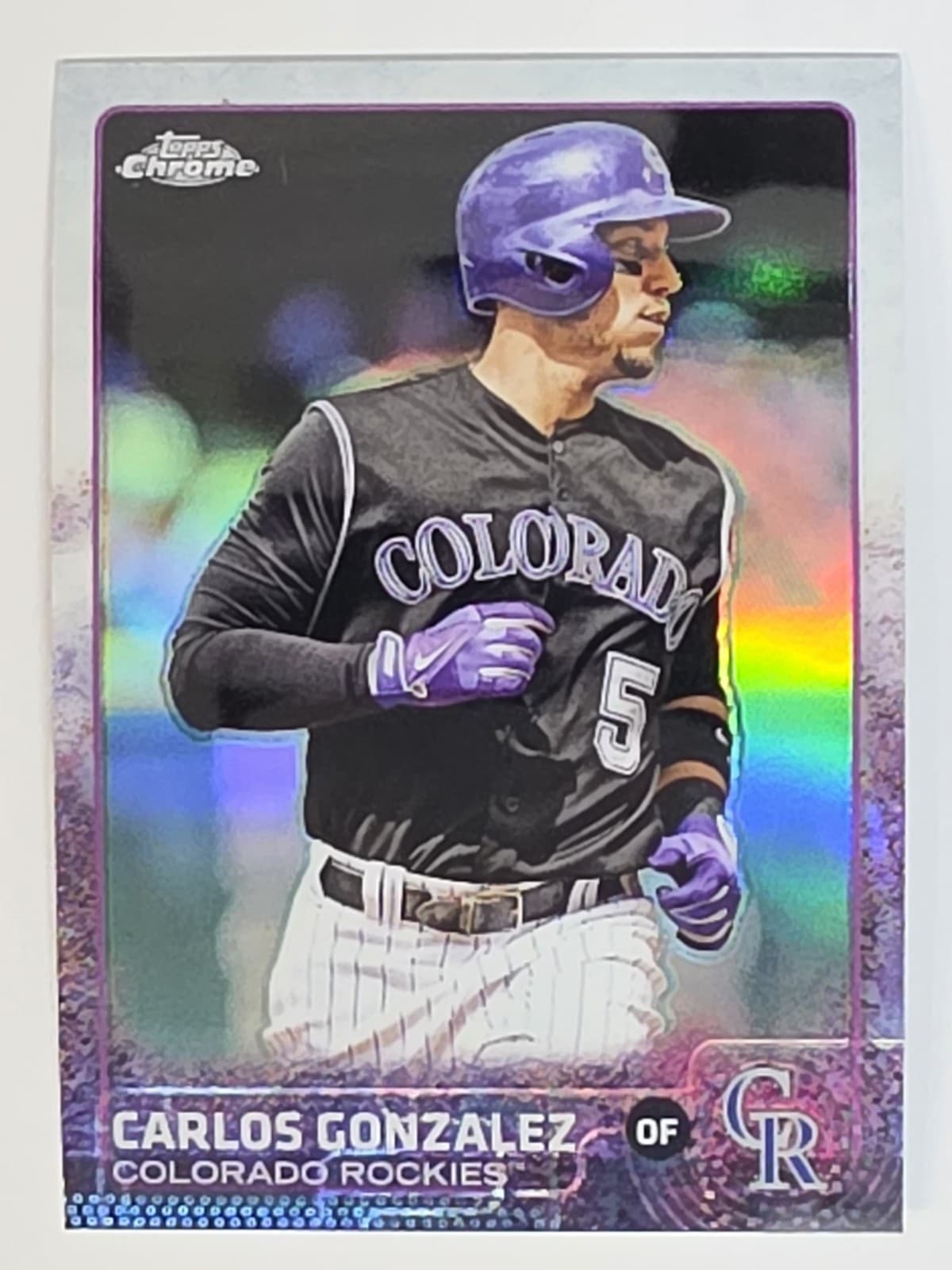 Carlos Gonzalez 2015 Topps Chrome 2015 Topps Chrome refractor