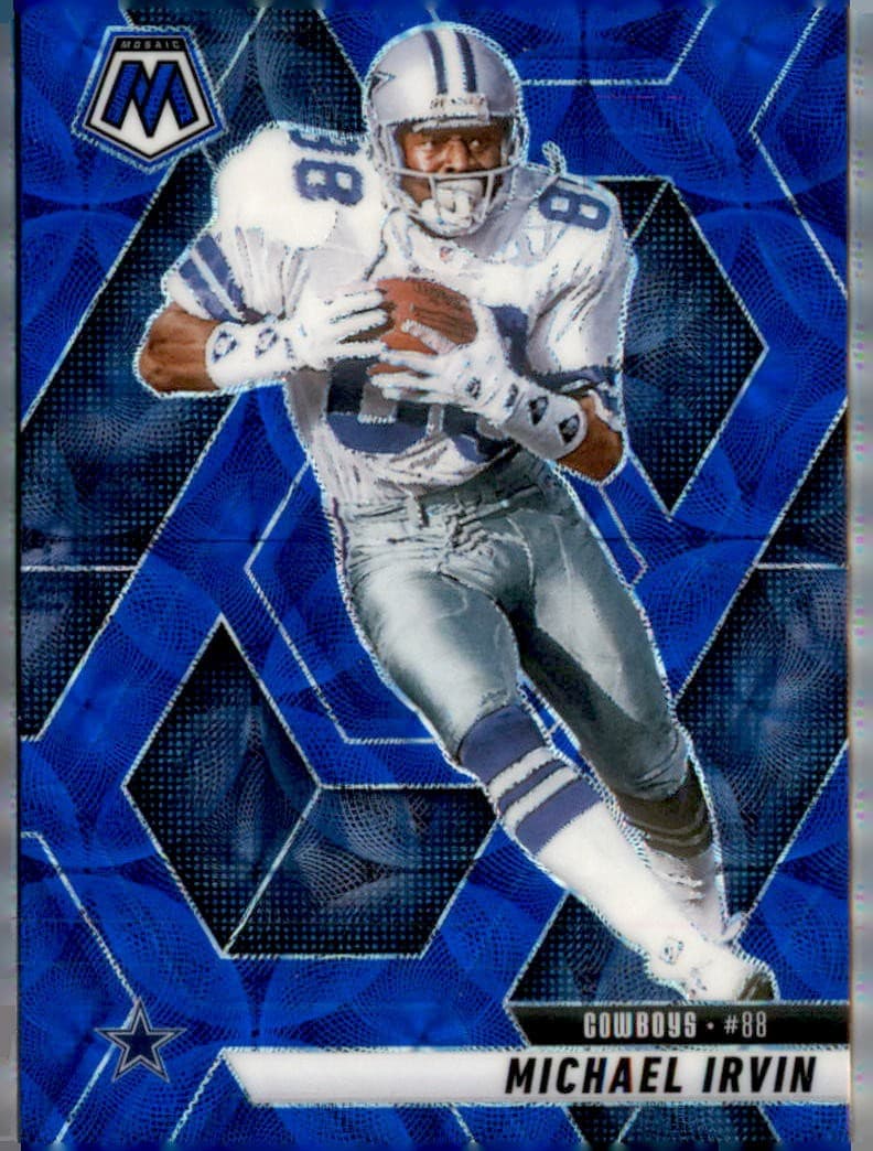 Michael Irvin Blue 2025 Panini Mosaic 2025 Panini Mosaic