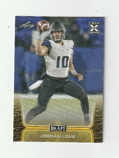 JORDAN LOVE DRAFT PICKS GOLD N 2020 Leaf
