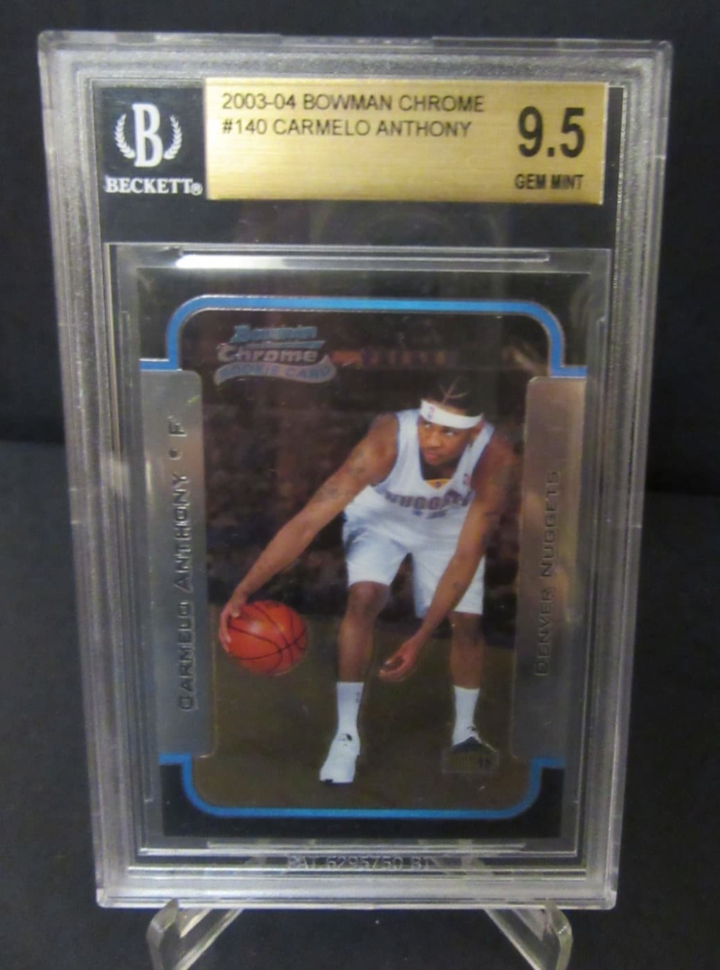 Carmelo Anthony Nuggets 2003 Bowman Chrome