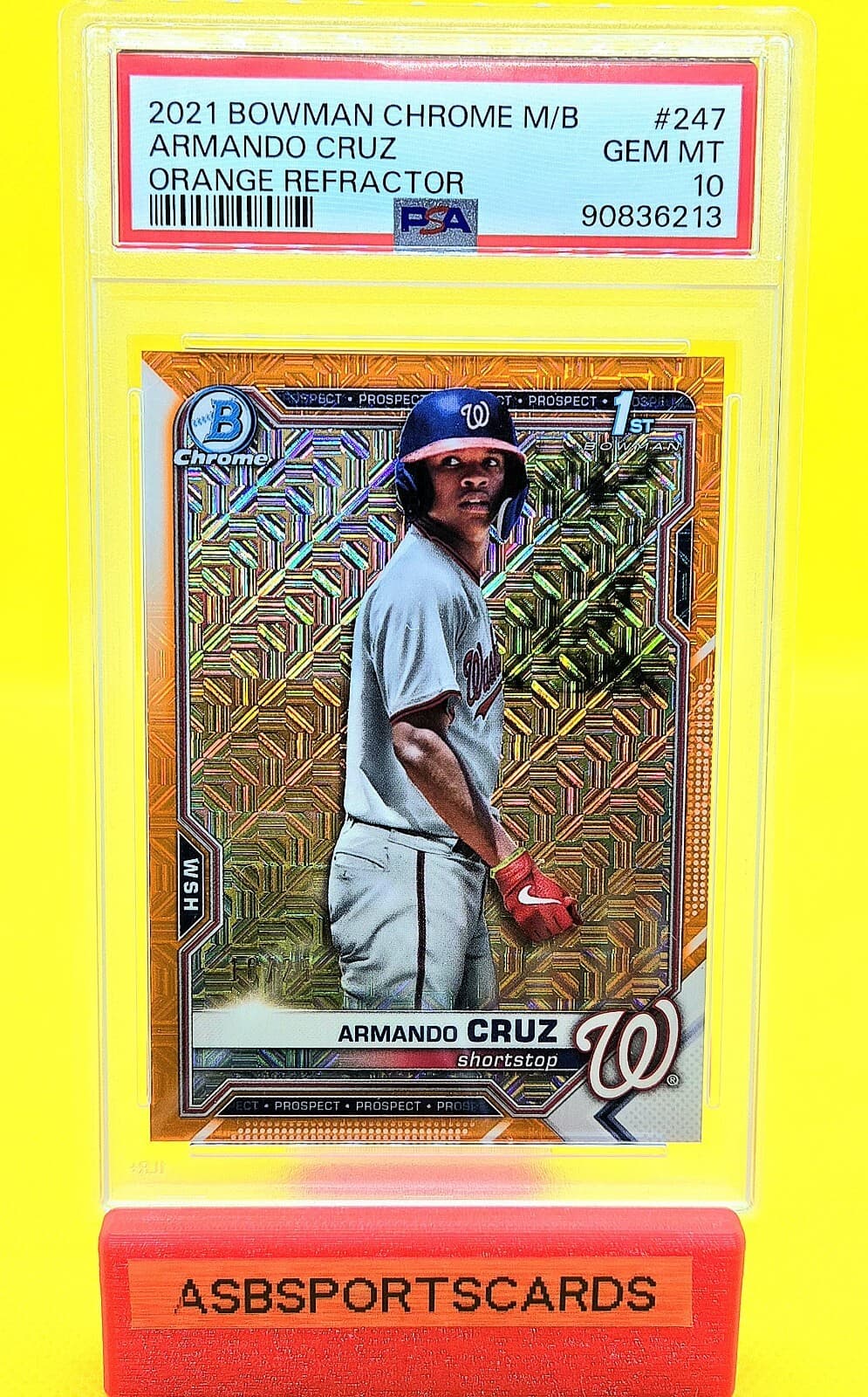 Mega Armando Cruz 2021 Bowman Chrome 2021 Bowman Chrome