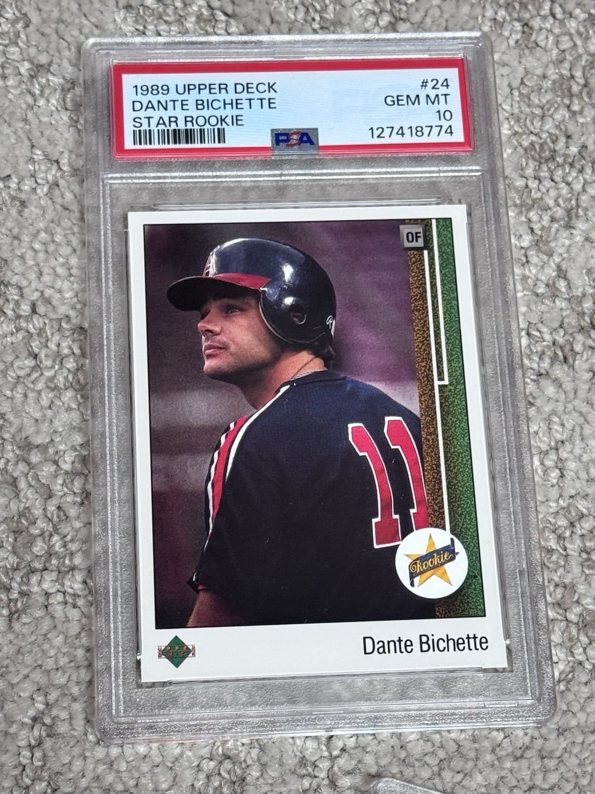 BASEBALL DANTE BICHETTE CALIFO 1989 Upper Deck 1989 Upper Deck