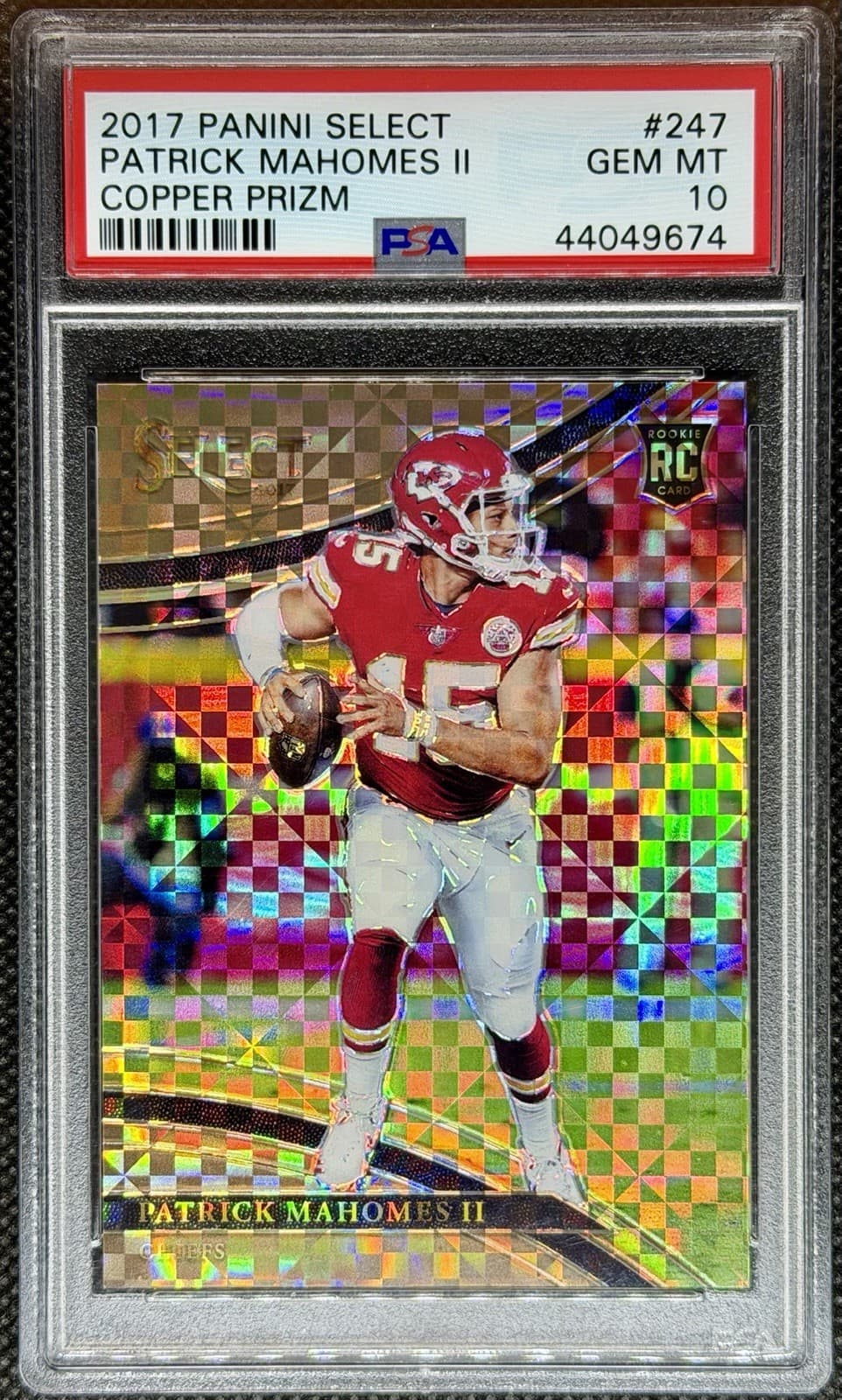 Patrick Mahomes 2017 Panini Select