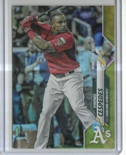 Gold Foil Yoenis 2020 Topps Update