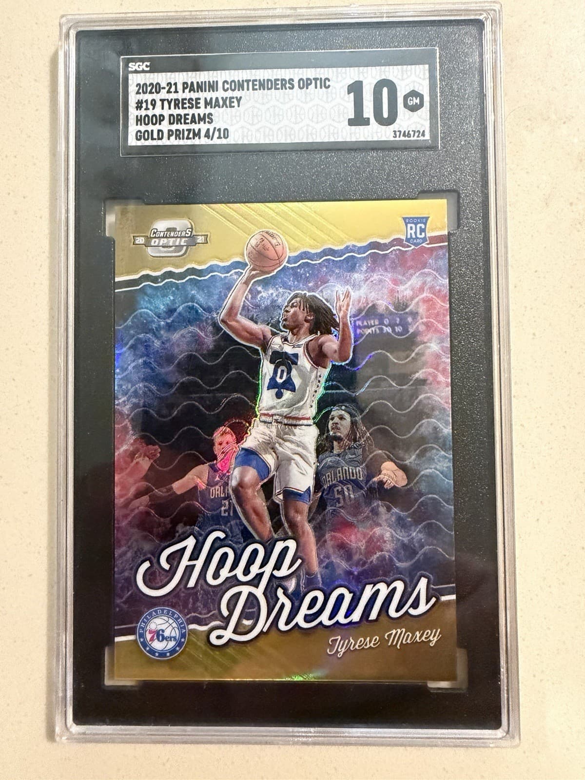 TYRESE MAXEY -21 OPTIC HOOP DR 2020 Panini Contenders 2020 Panini Contenders