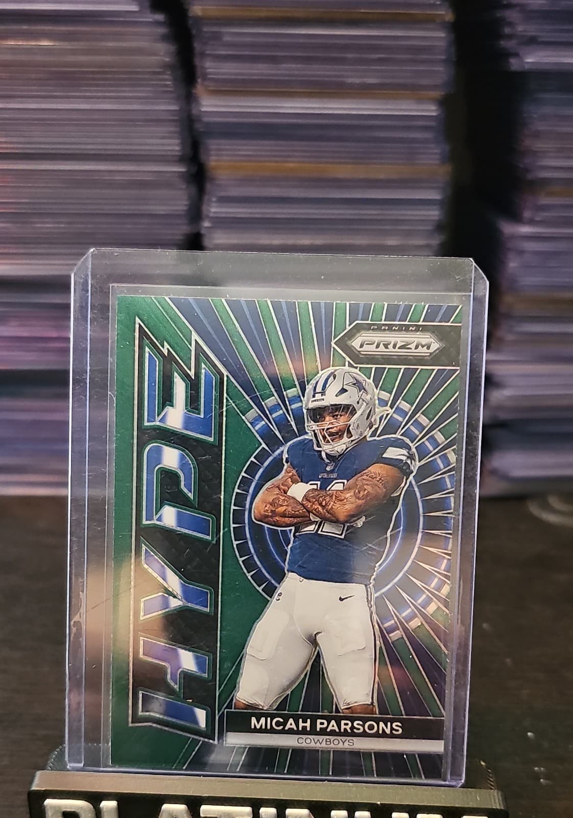 Hype Micah Parsons 2023 Panini Prizm 2023 Panini Prizm green