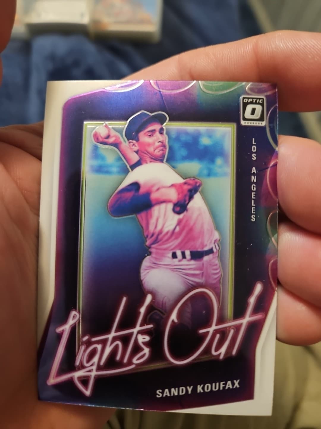 SANDY KOUFAX LIGHTS OUT BASEBA 2021 Donruss Optic 2021 Donruss Optic