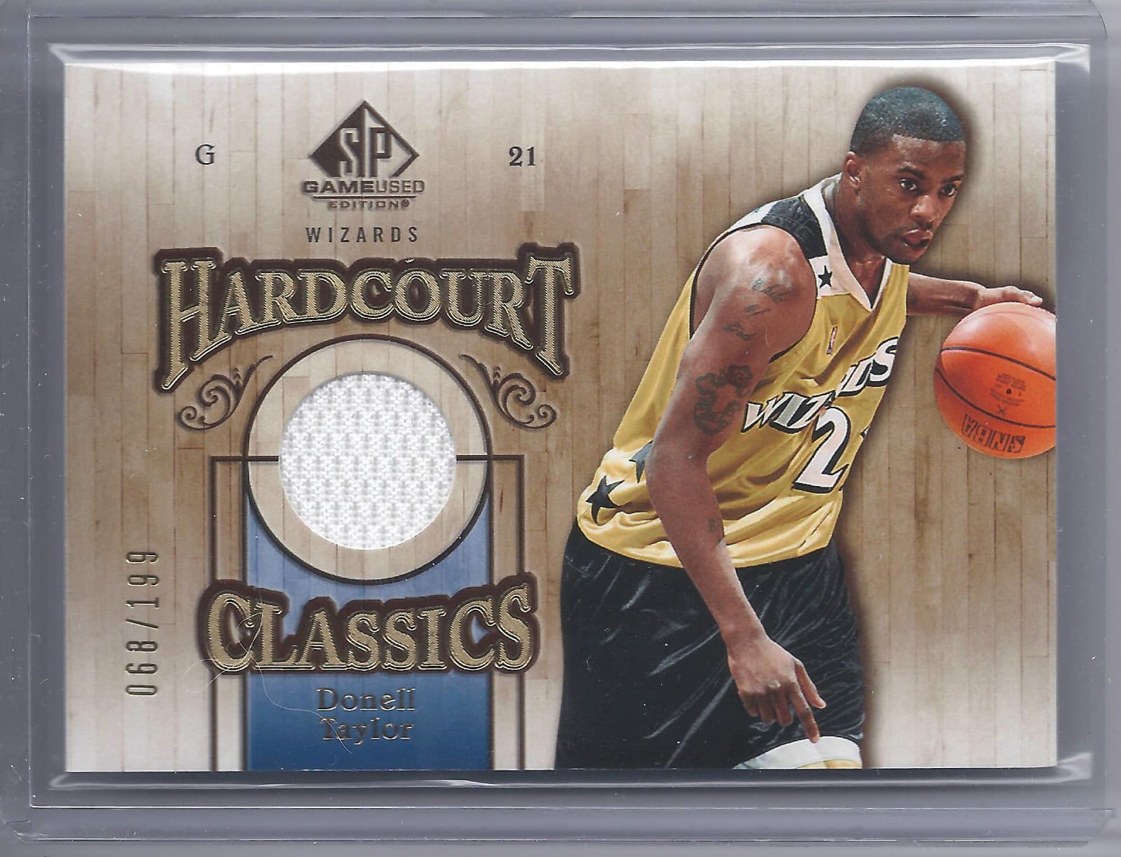 Game Used Basketball #68/199