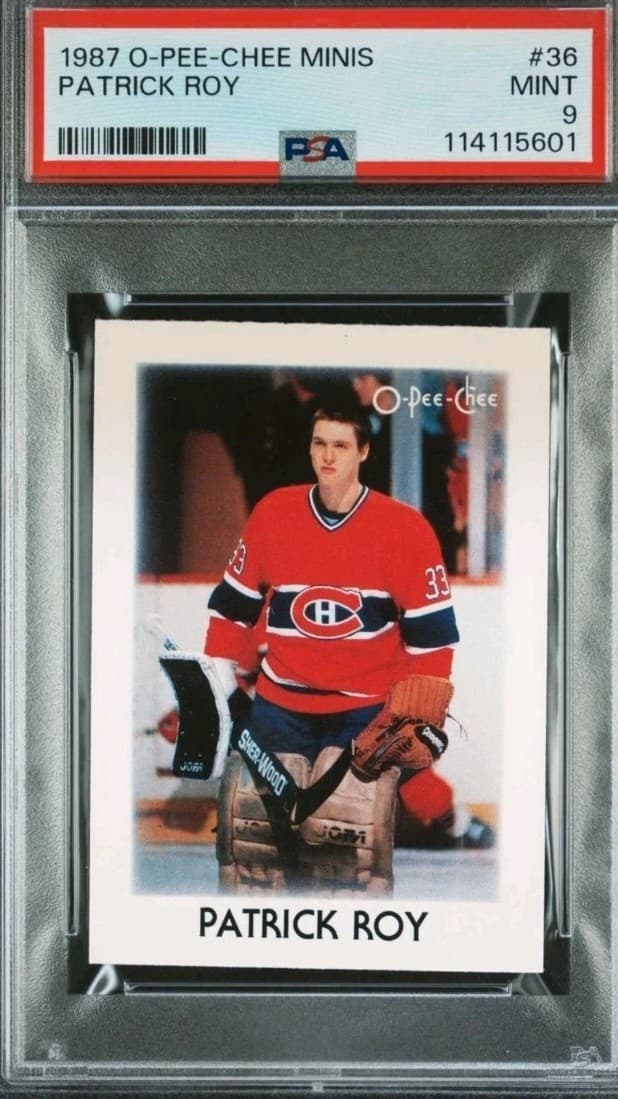 🔥🏒 MINIS PATRICK ROY CANADIE 1987 O-Pee-Chee 1987 O-Pee-Chee