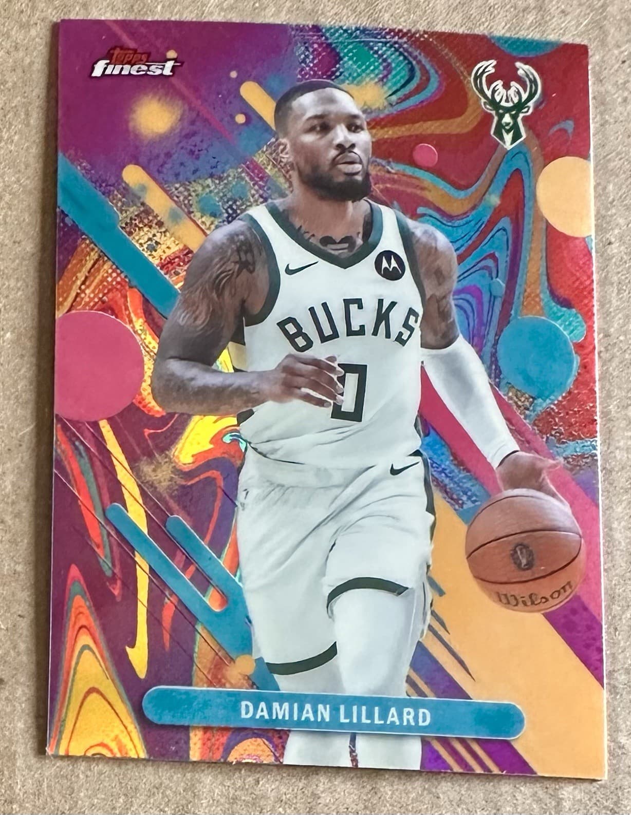 Basketball Oil Spill 2025 Topps Finest