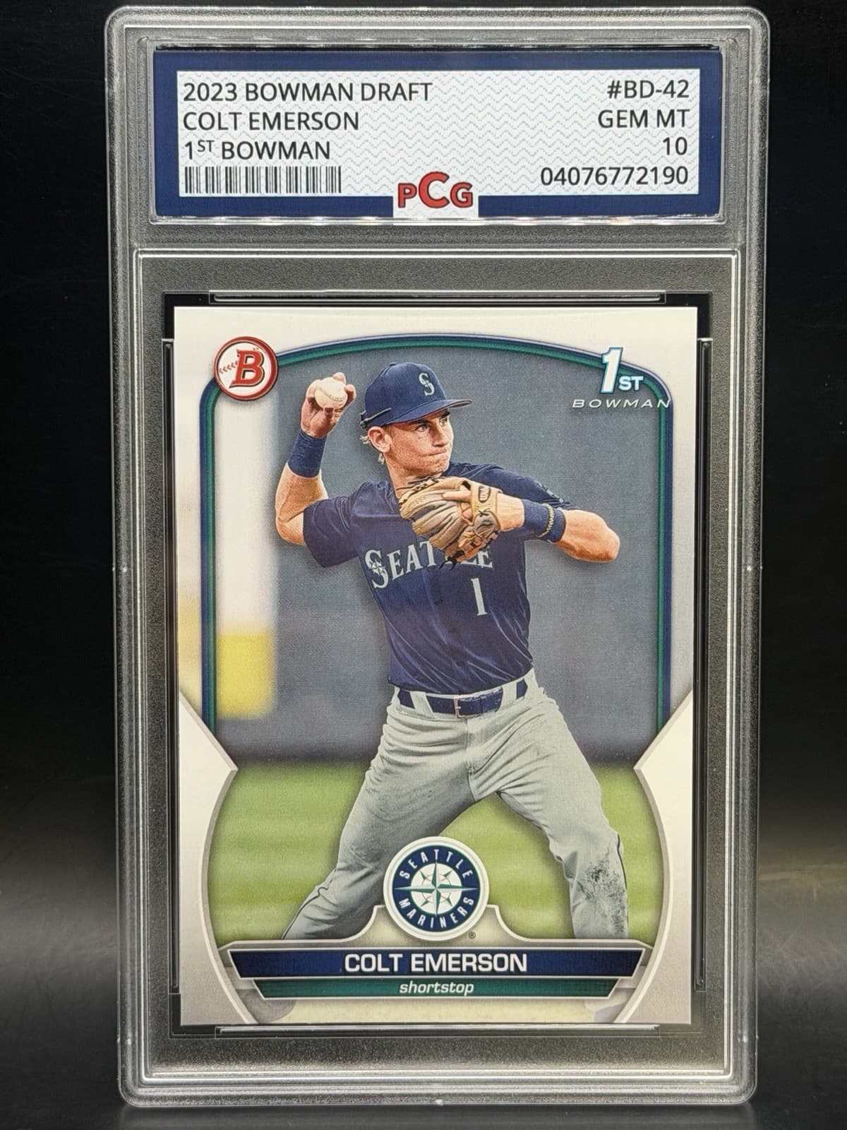 Colt Emerson 2023 bowman Bowman Draft