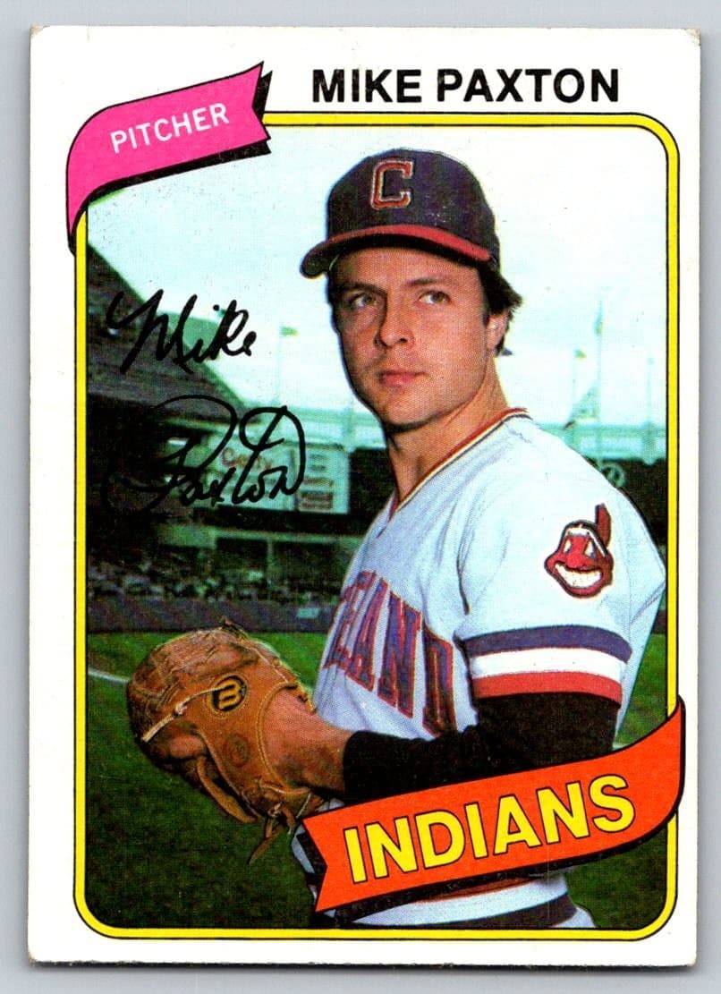 Mike Paxton 1980 Topps 1980 Topps