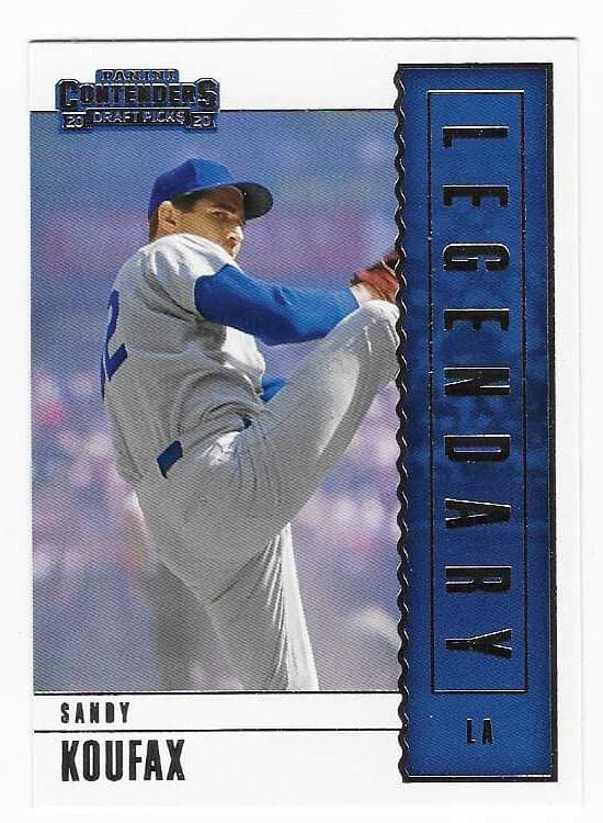 Legendary Sandy Koufax 2020 Panini Contenders 2020 Panini Contenders