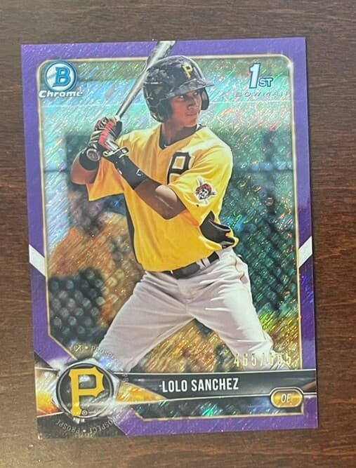 Purple Lo 2018 Bowman Chrome