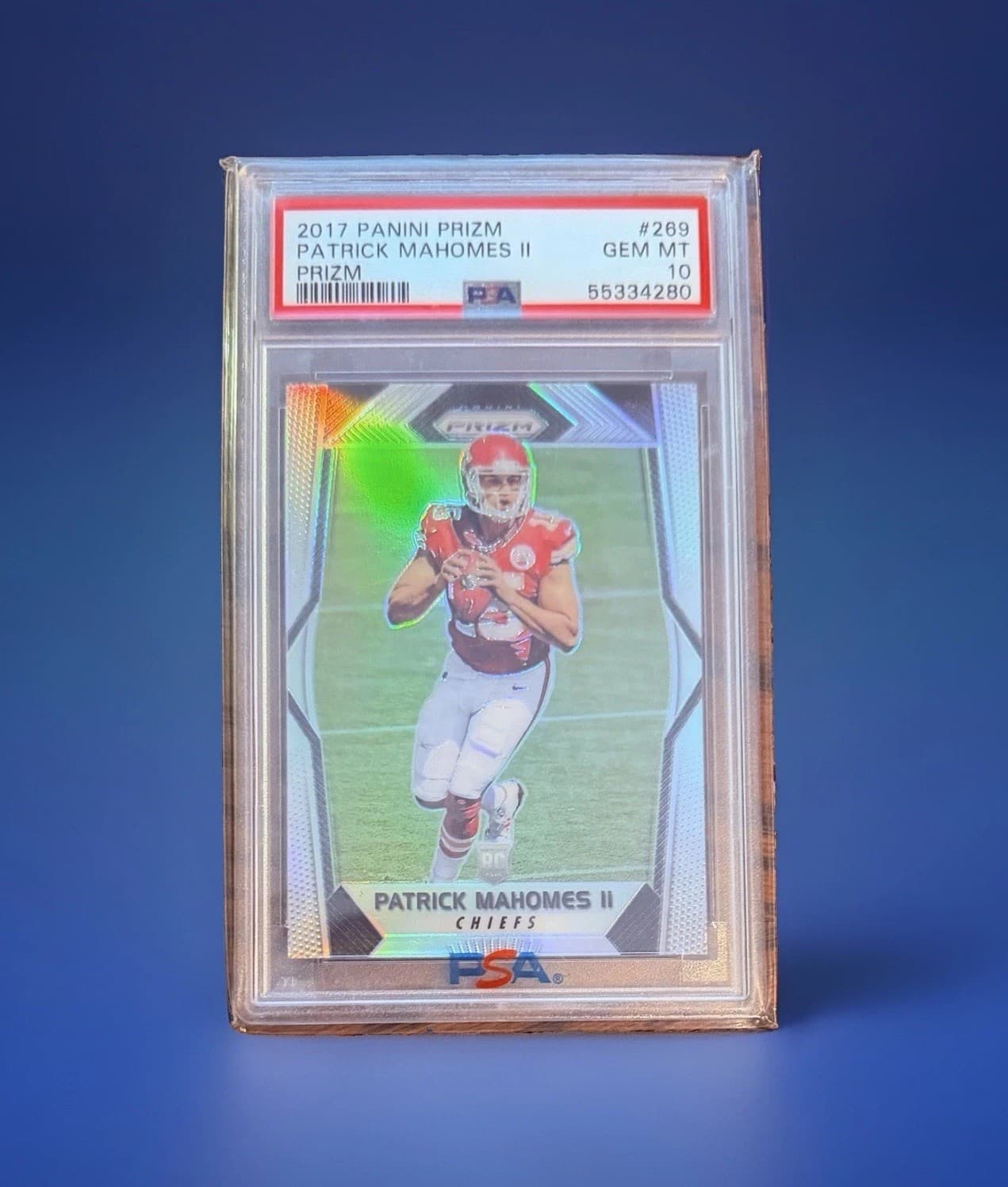 PATRICK MAHOMES II Silver 2017 Panini Prizm