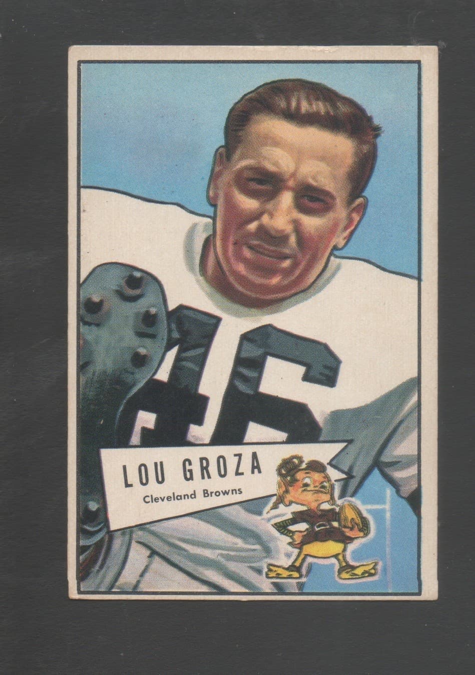 Large Football Lou 1952 Bowman