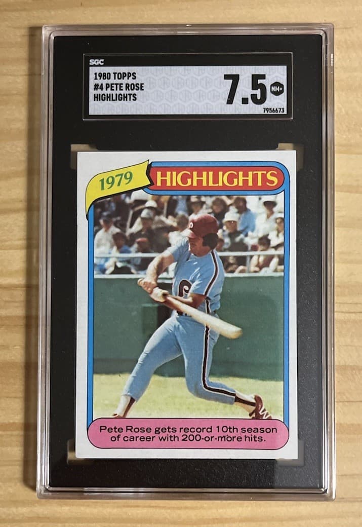 Pete Rose 1980 Topps