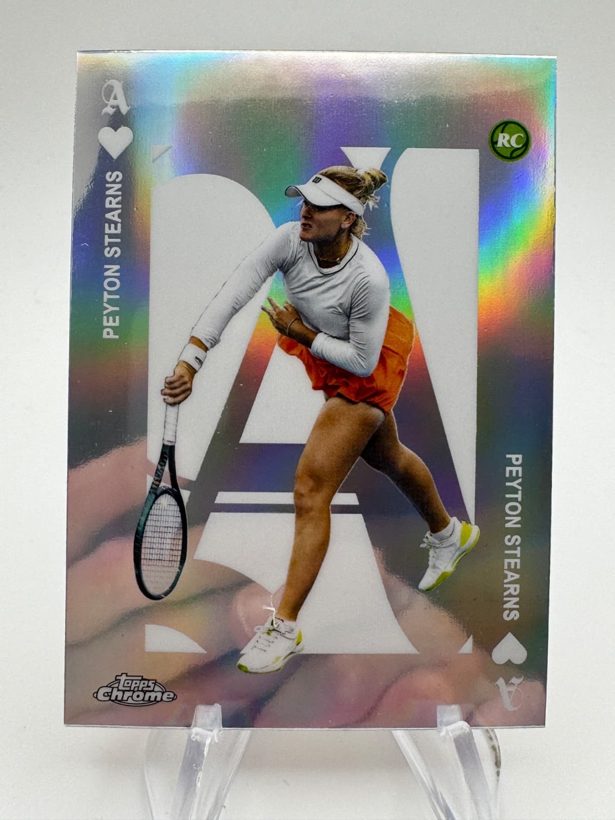 Tennis PEYTON STEARNS Aces 2025 Topps Chrome 2025 Topps Chrome refractor