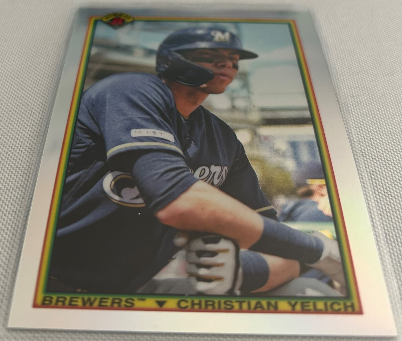 Baseball Christian Yelich 2020 Bowman Chrome 2020 Bowman Chrome refractor