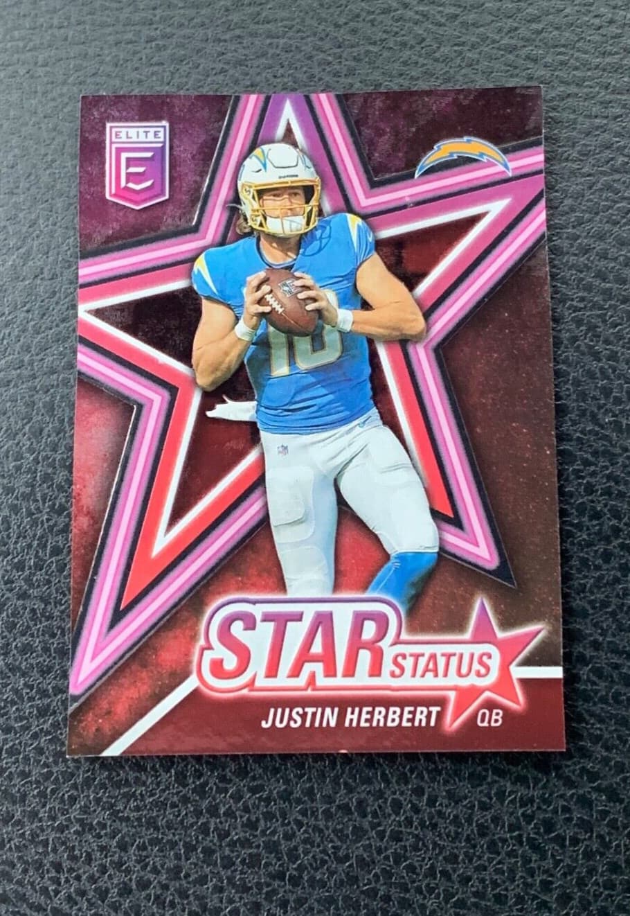 ELITE JUSTIN HERBERT FOOTBALL 2022 Donruss 2022 Donruss