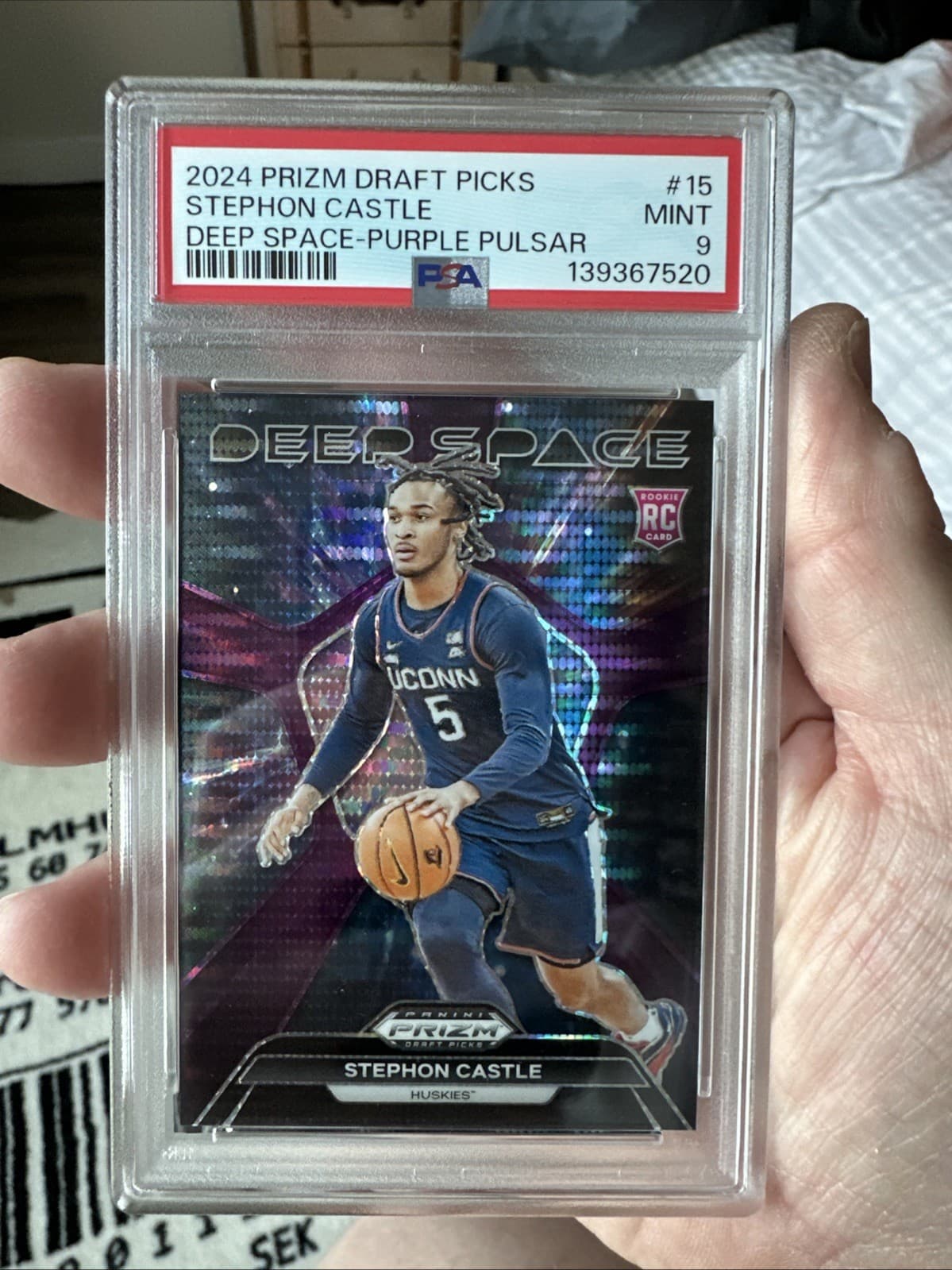 DRAFT PICKS STEPHON CASTLE /55 2024 Unknown 2024 Unknown pulsar-purple