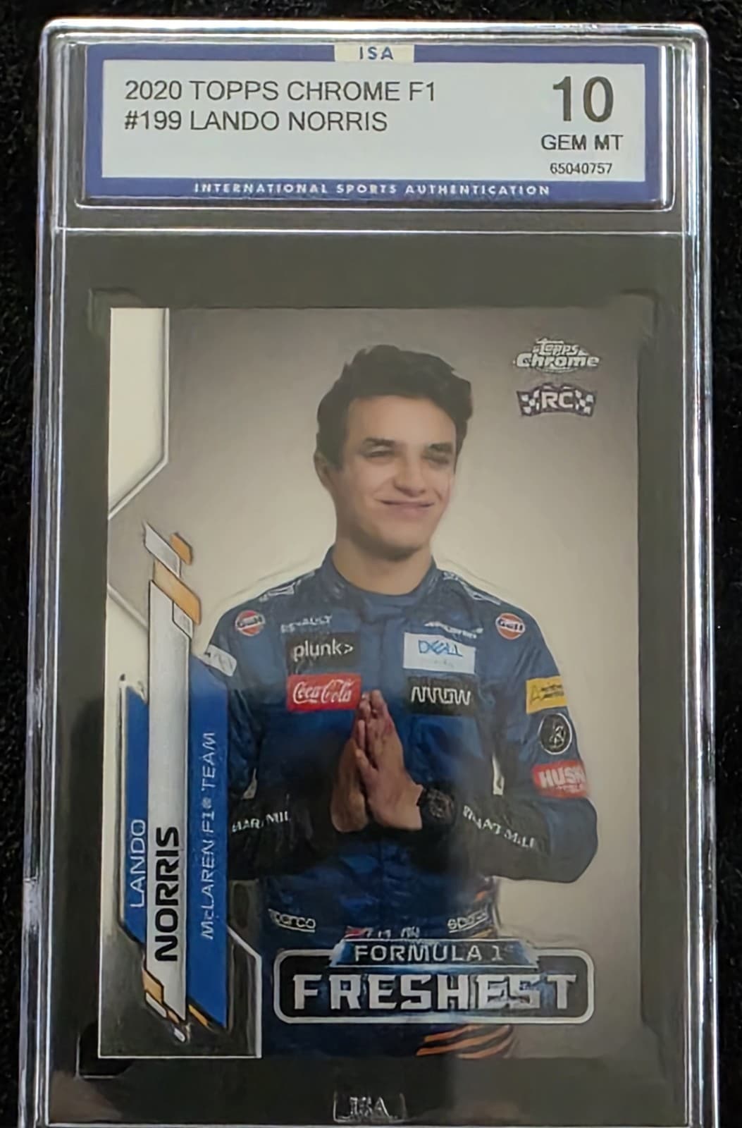 Lando Norris 2020 Topps Chrome