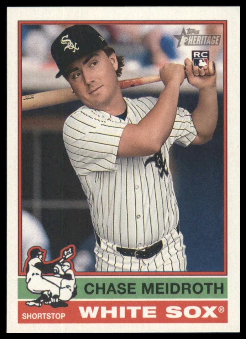 Chase Meidroth Chicago 2025 Topps Heritage 2025 Topps Heritage