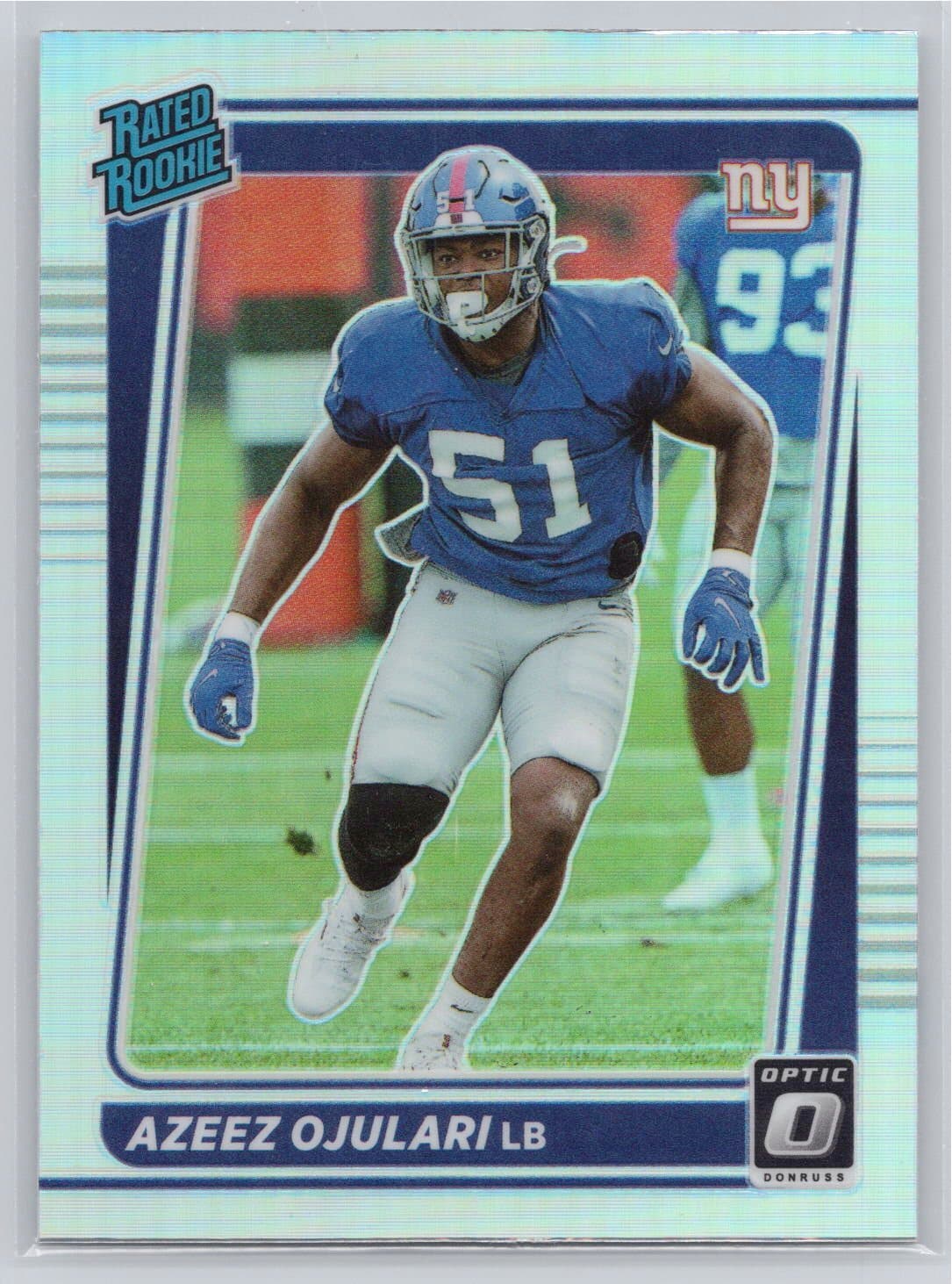 Azeez Ojulari Rated 2021 Donruss Optic