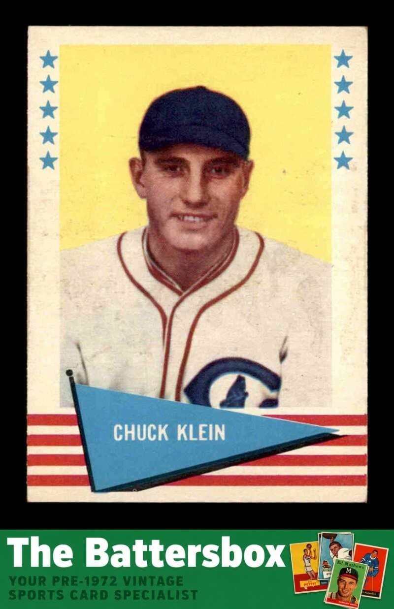Chuck Klein 1961 Fleer