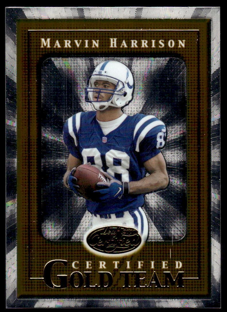 Certified Marvin Harrison 2000 Leaf 2000 Leaf