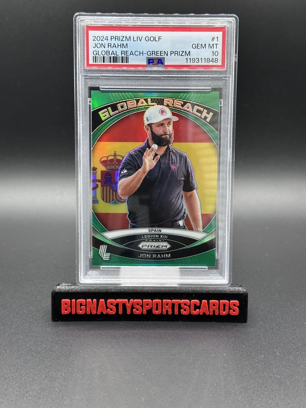 JON RAHM LIV GOLF GLOBAL REACH 2024 Panini Prizm