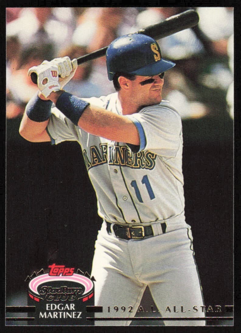 Murphy Edgar Martinez 1993 Topps Stadium Club