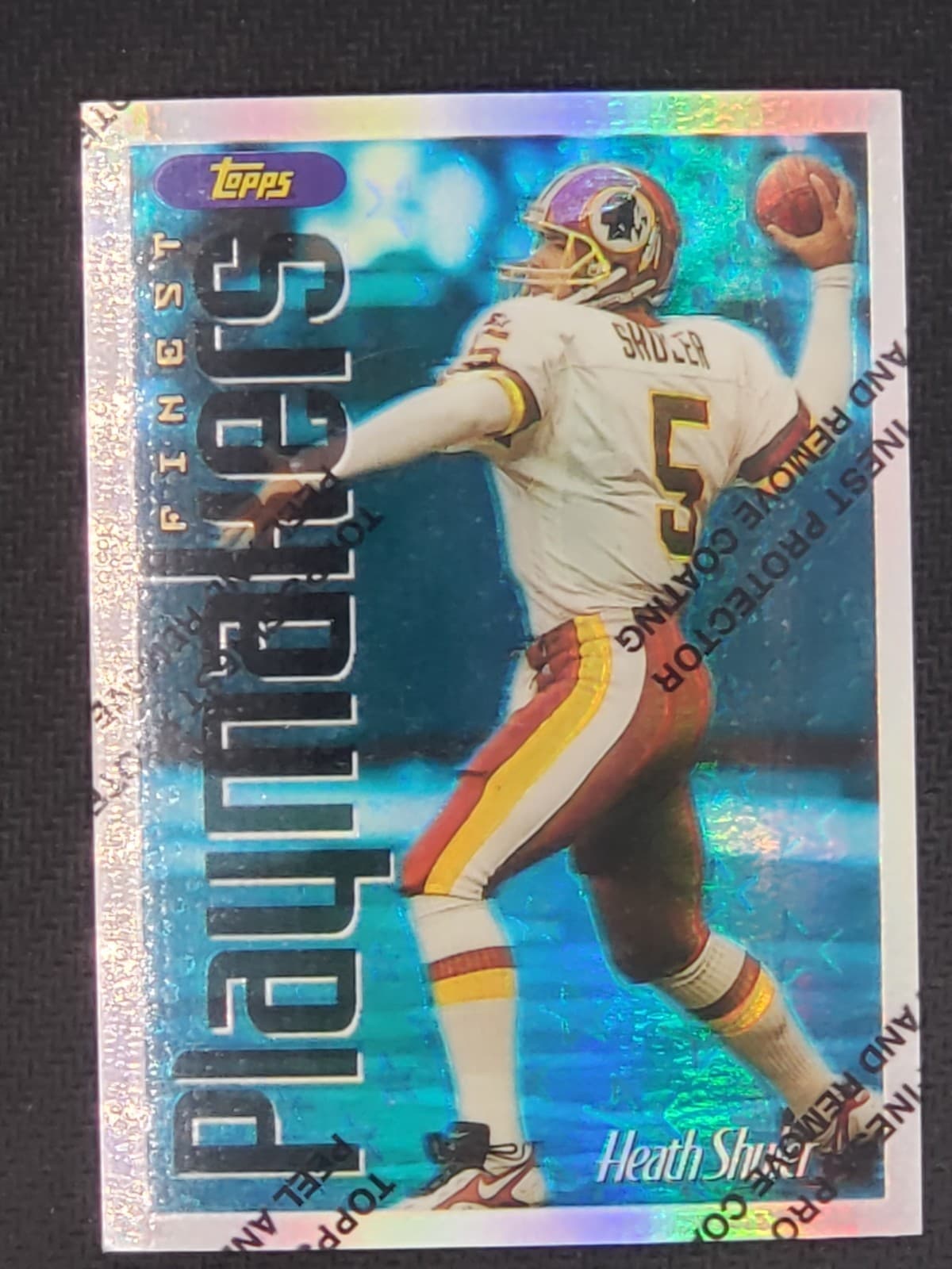 Heath Shuler Silver 1996 Topps Finest 1996 Topps Finest refractor-silver