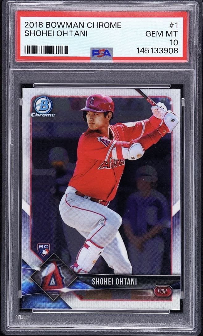 SHOHEI OHTANI BASEBALL ANGELS 2018 Bowman Chrome 2018 Bowman Chrome