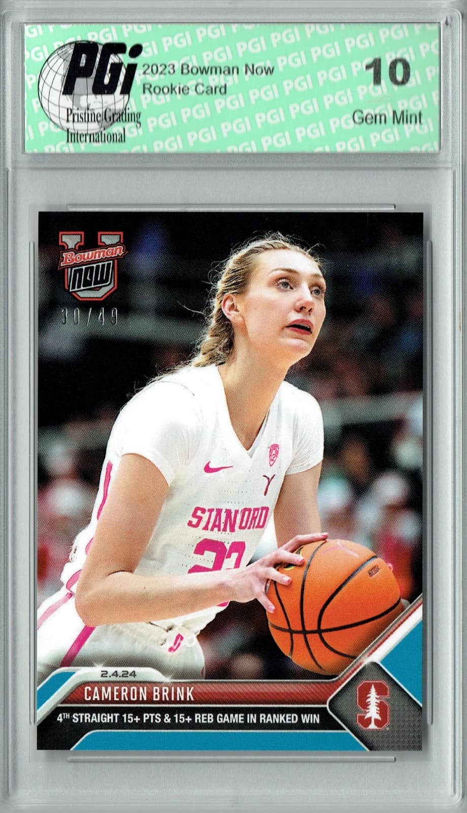 Cameron Brink University 2023 Bowman 2023 Bowman