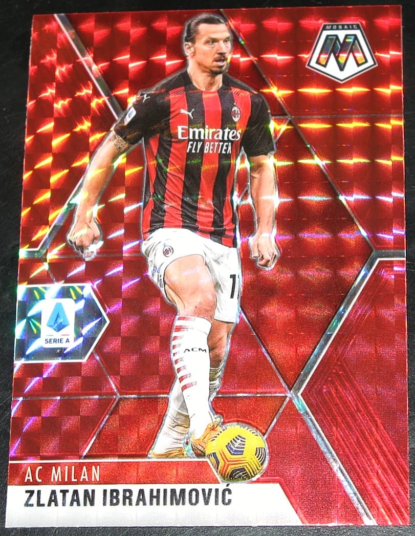 Zlatan Ibrahimovic 2020 Panini Mosaic 2020 Panini Mosaic red