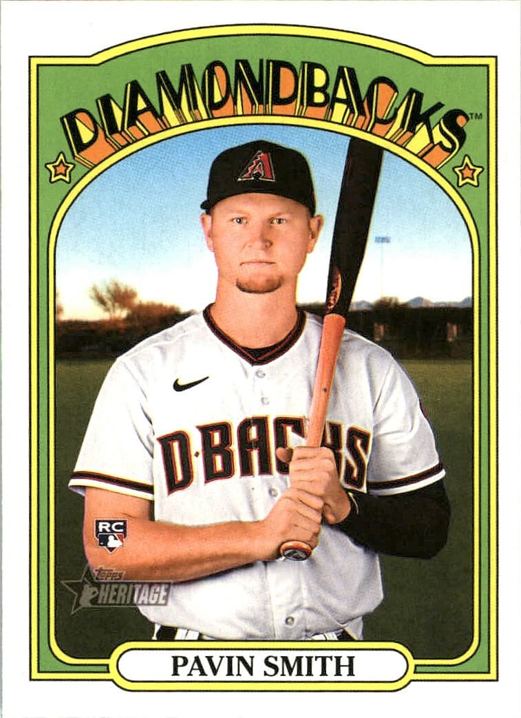 Pavin Smith Arizona 2021 Topps Heritage 2021 Topps Heritage